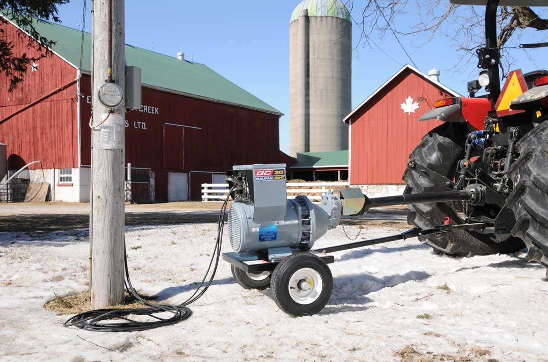Baumalight QC series PTO generator, representative series image