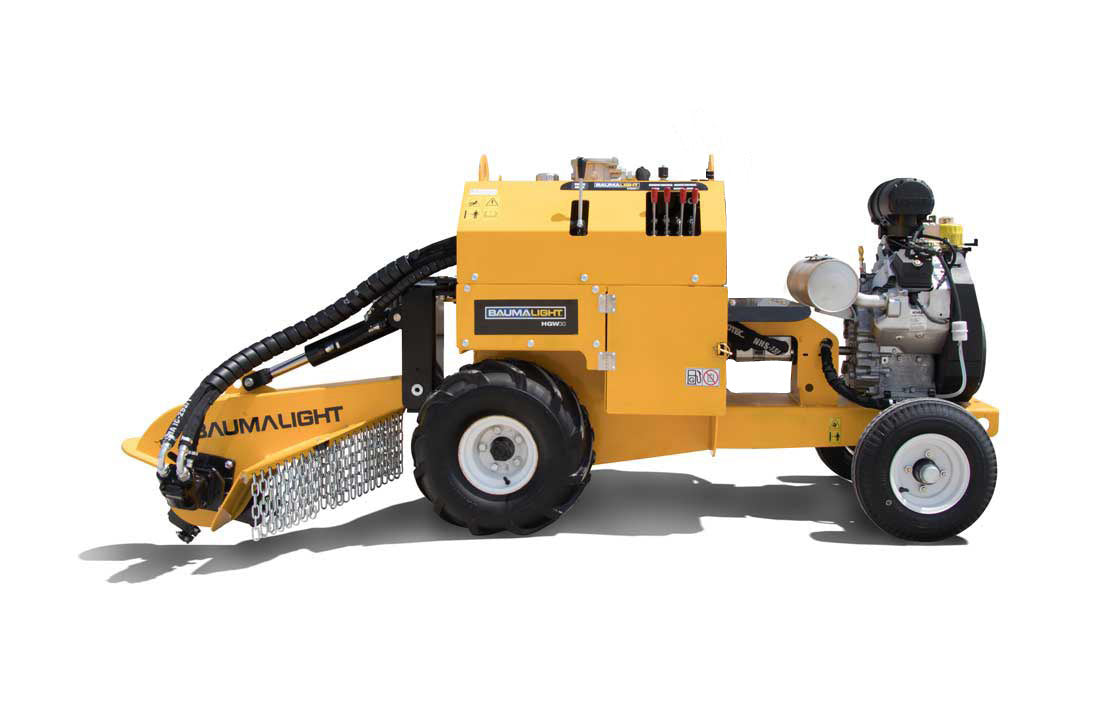 Baumalight HGW30 stump grinder swing arms