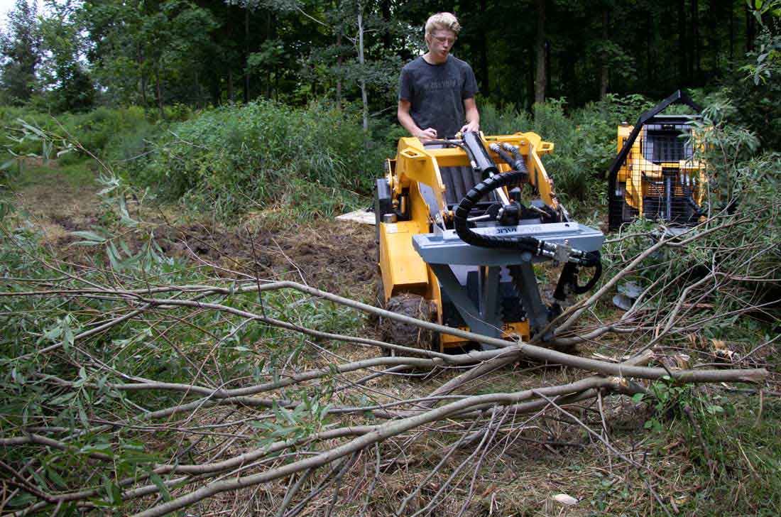Baumalight ISH3M tree puller — Baumalight tree puller with Hydraulic jaw