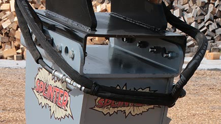 RSX380 stump planer — Bolt On Excavator Adaptor