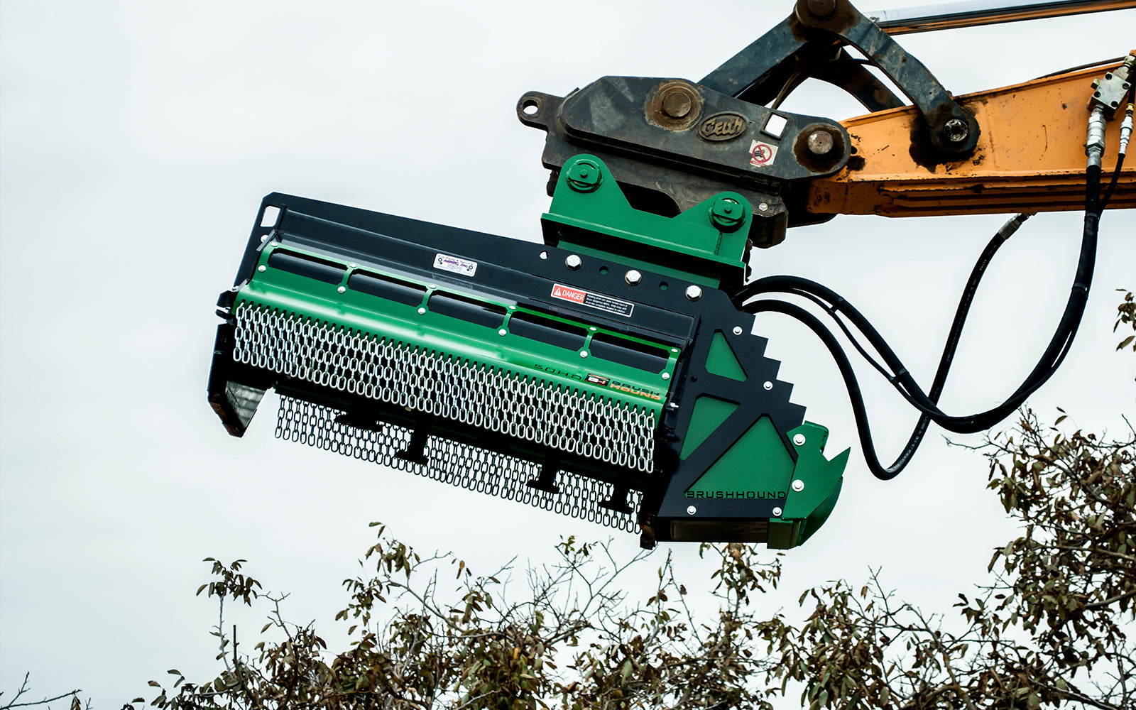 Brush Hound Heavy Duty Flail Mower HD-50EX For Excavators