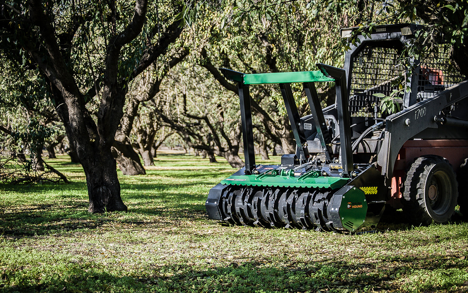 Brush Hound Forestry Mulcher FHX Series for Skid Steers