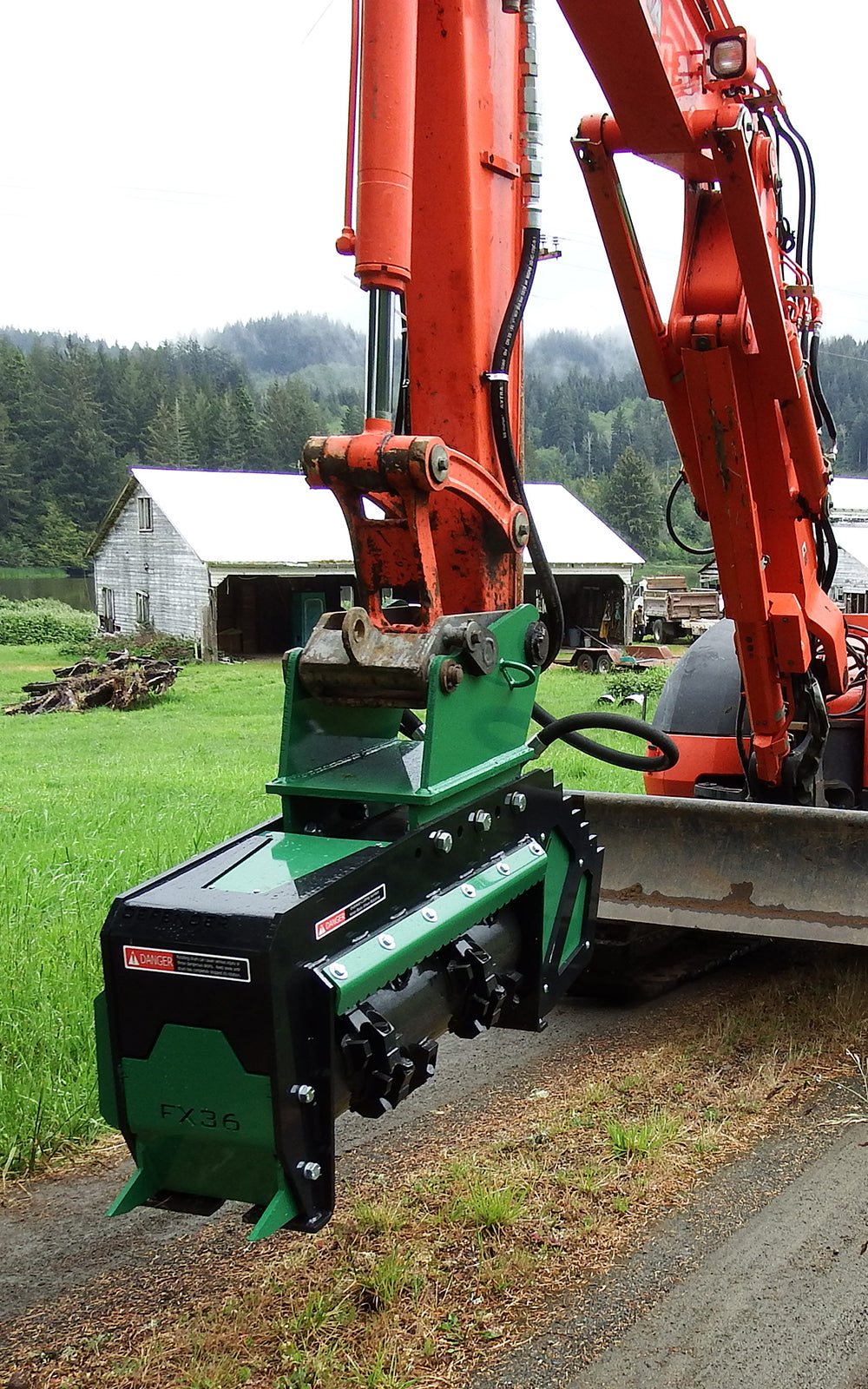 Brush Hound Forestry Mulcher FX36 Defender For Excavators
