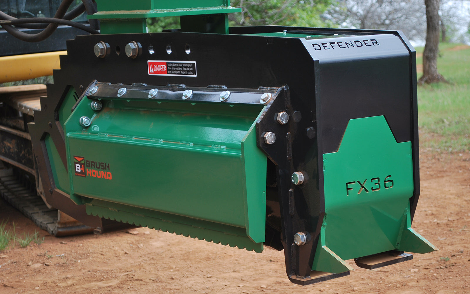 Brush Hound Forestry Mulcher FX36 Defender For Excavators