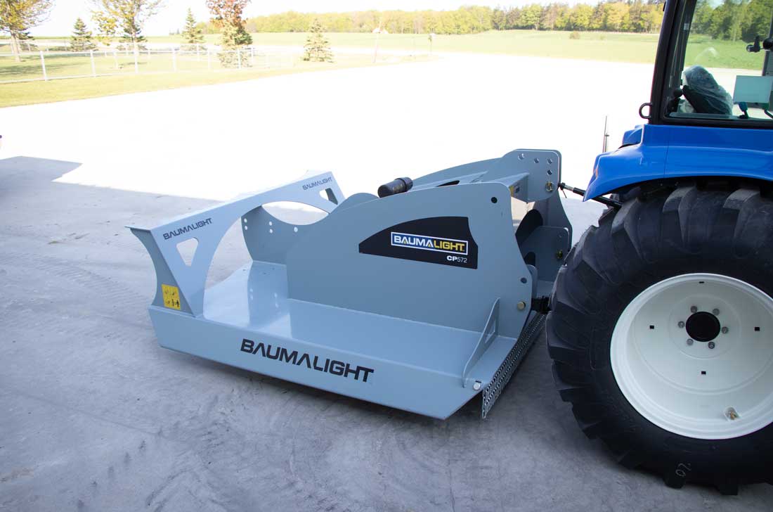 Baumalight CP572 rotary brush cutter cutting operation
