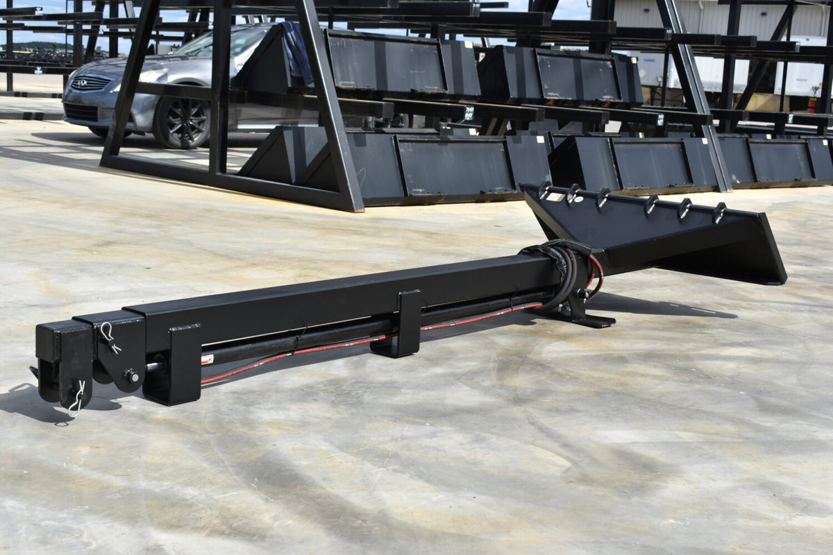 Loflin Fabrication Hydraulic Teleboom For Skid Steers & Track Loaders; manufacturer family image, illustrated configuration may differ.