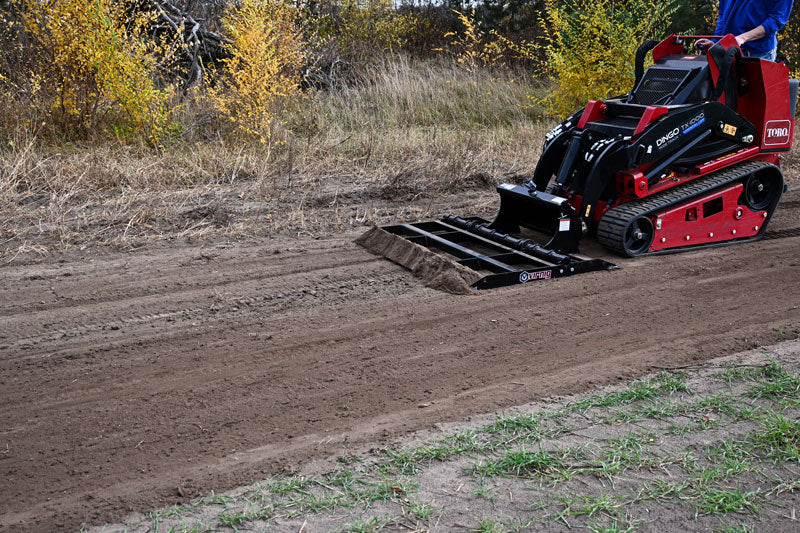 Virnig V20 Mini Skid Steer Land Leveler; manufacturer family image, configuration may differ