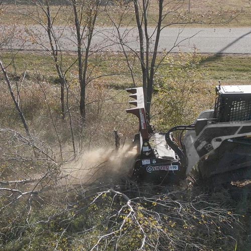 Virnig V70 Drum Mulcher; manufacturer family image, configuration may differ