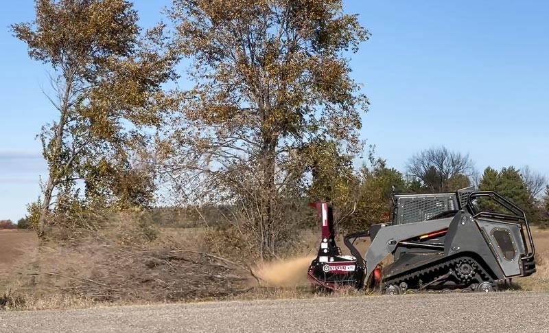 Virnig V70 Drum Mulcher; manufacturer family image, configuration may differ