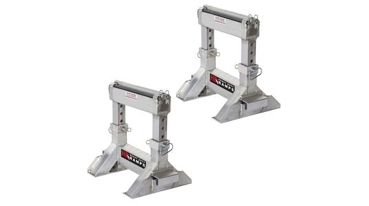 Trailer Ramps – Aluminum Trailer Loading Ramps - 23,500 lb Heavy Duty Step Deck Load Leveler Ramp System