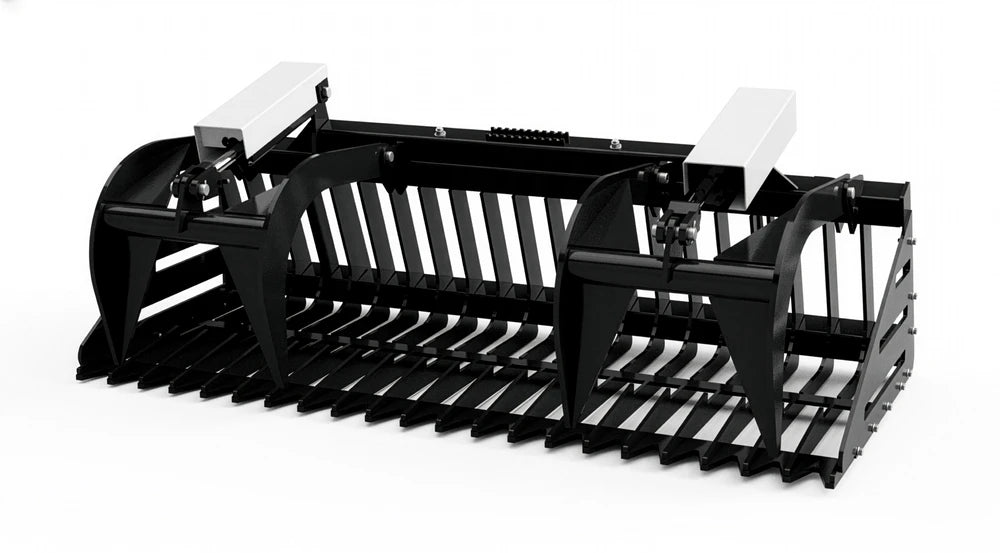 Express Steel 72-Inch Single-Cylinder Rock Bucket Grapple;manufacturer family image, selected configuration may differ