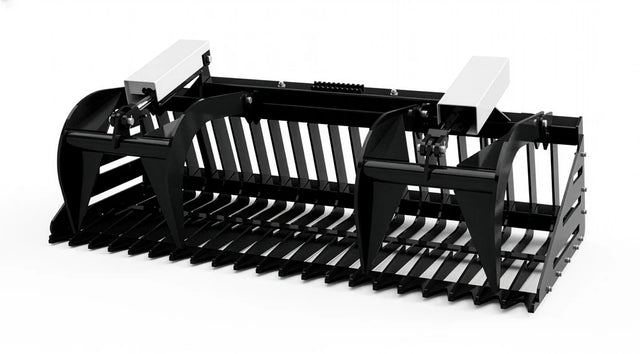 Express Steel 72-Inch Single-Cylinder Rock Bucket Grapple