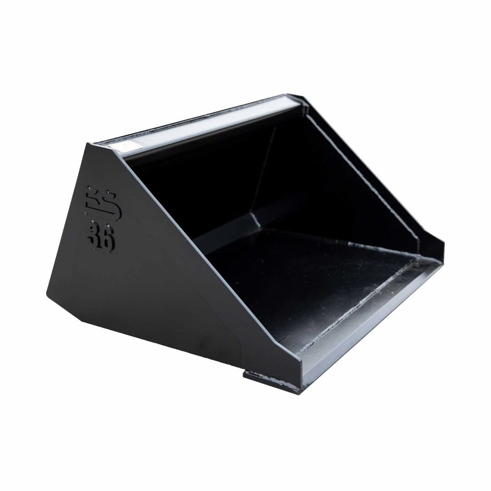 Express Steel Bobcat MT Smooth Bucket; manufacturer family image, selected width may differ