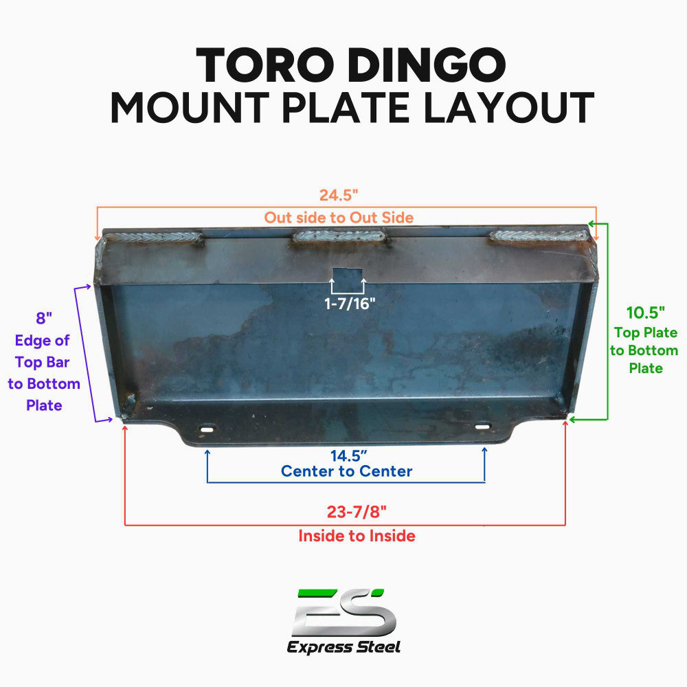 Express Steel 48-Inch Toro Dingo Landscape Rake — detail view 4