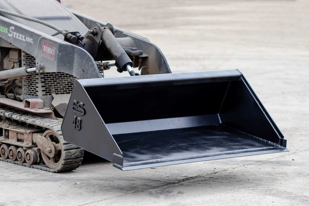 Express Steel Toro Dingo Smooth Bucket; manufacturer family image, selected width may differ