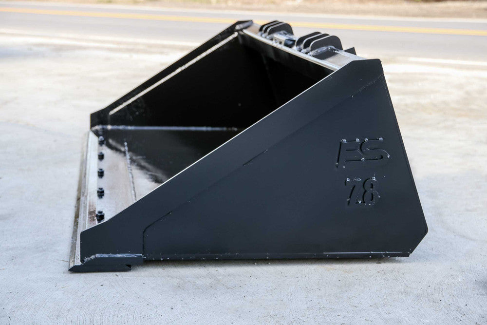 Express Steel Heavy Duty Smooth Bucket; manufacturer family image, selected width may differ