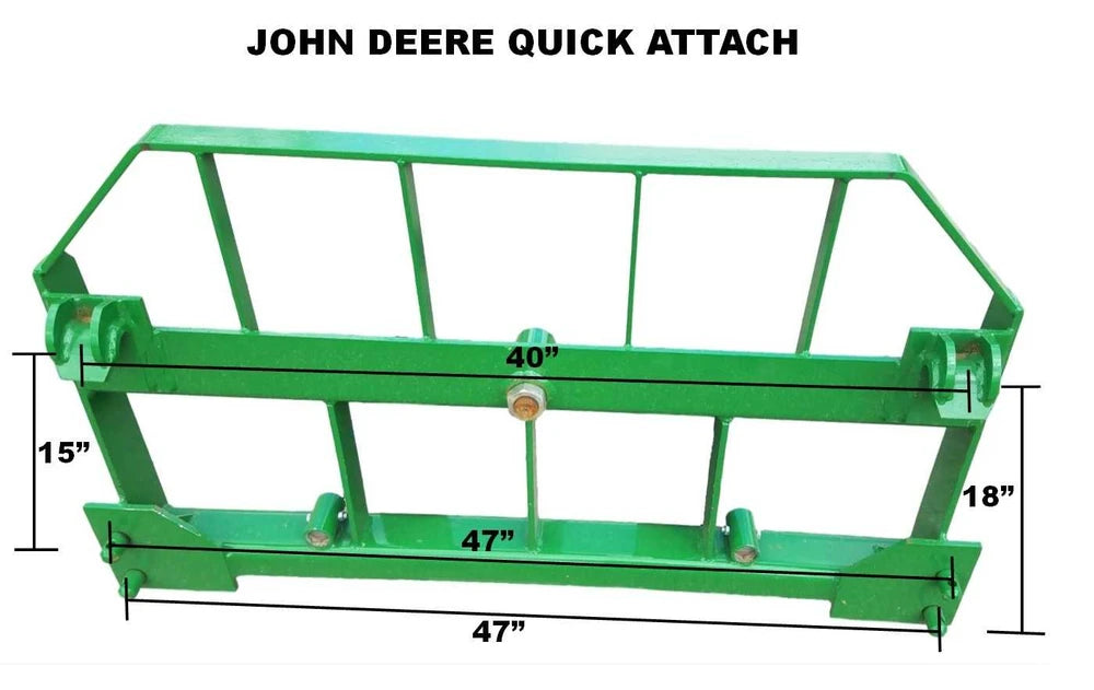 Express Steel John Deere Combo Bale Spear & Pallet Forks; manufacturer family image, selected configuration may differ