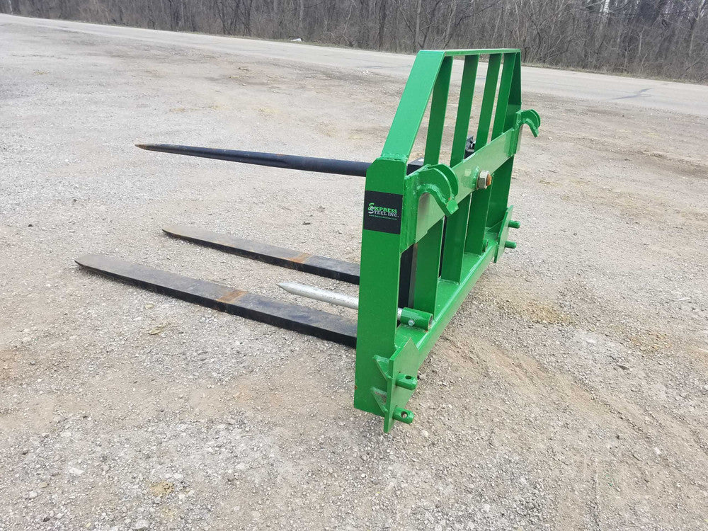 Express Steel John Deere Combo Bale Spear & Pallet Forks; manufacturer family image, selected configuration may differ