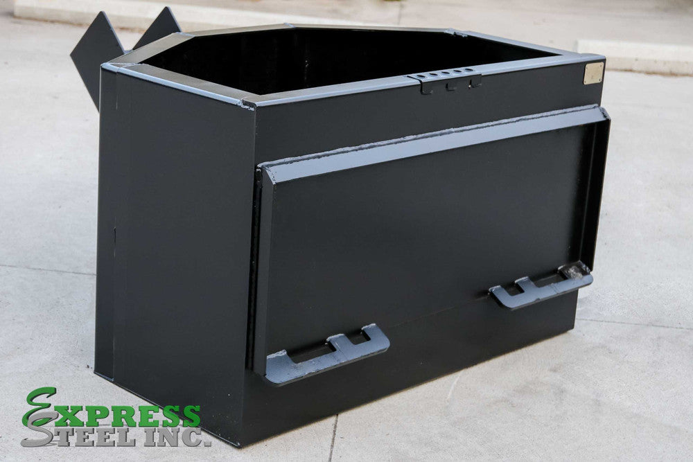 Express Steel Manual Concrete Bucket; manufacturer family image, selected width may differ