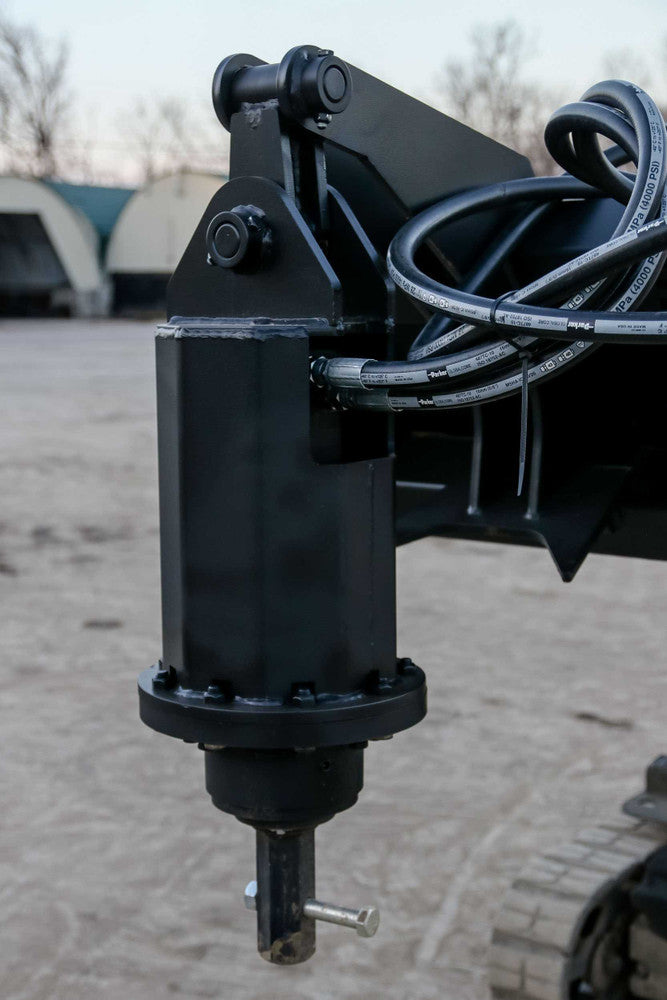 Express Steel Mini Bobcat MT Hydraulic Auger Head - manufacturer attachment view 7