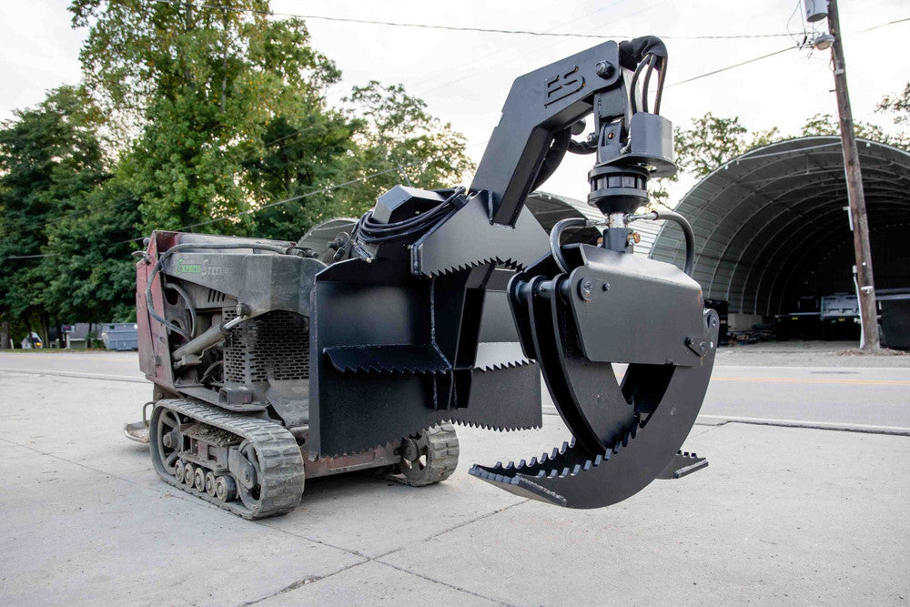Express Steel Mini Hydraulic Rotating Log Grapple;manufacturer family image, selected configuration may differ