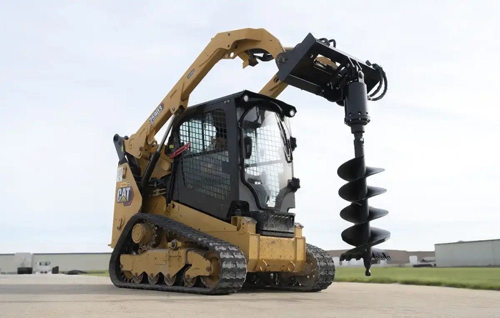 Express Steel Quick Attach Hydraulic Auger Head - manufacturer attachment view 9