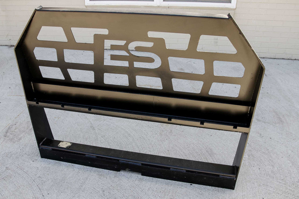 Express Steel Standard Pallet Fork Frame; compatible forks/spears pictured may be sold separately