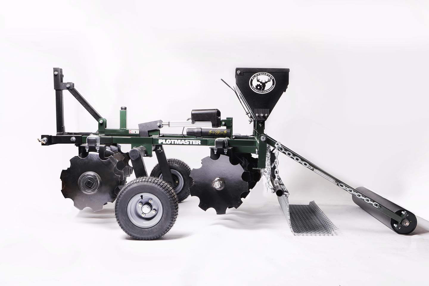 Plotmaster 400 Food Plot Planter with Seeder – ATV/UTV & Tractor (5-in-1 Plow, Disc, Seed, Drag)