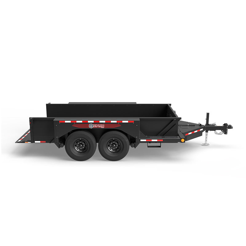 Virnig Hydraulic Drop Deck Utility Trailer; manufacturer family image, configuration may differ