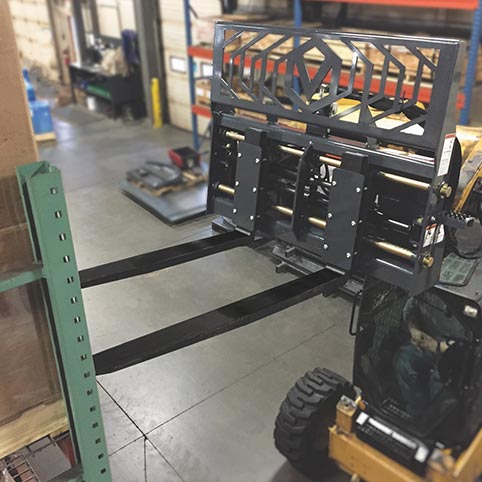 Virnig Hydraulic Adjust Pallet Fork; manufacturer family image, configuration may differ