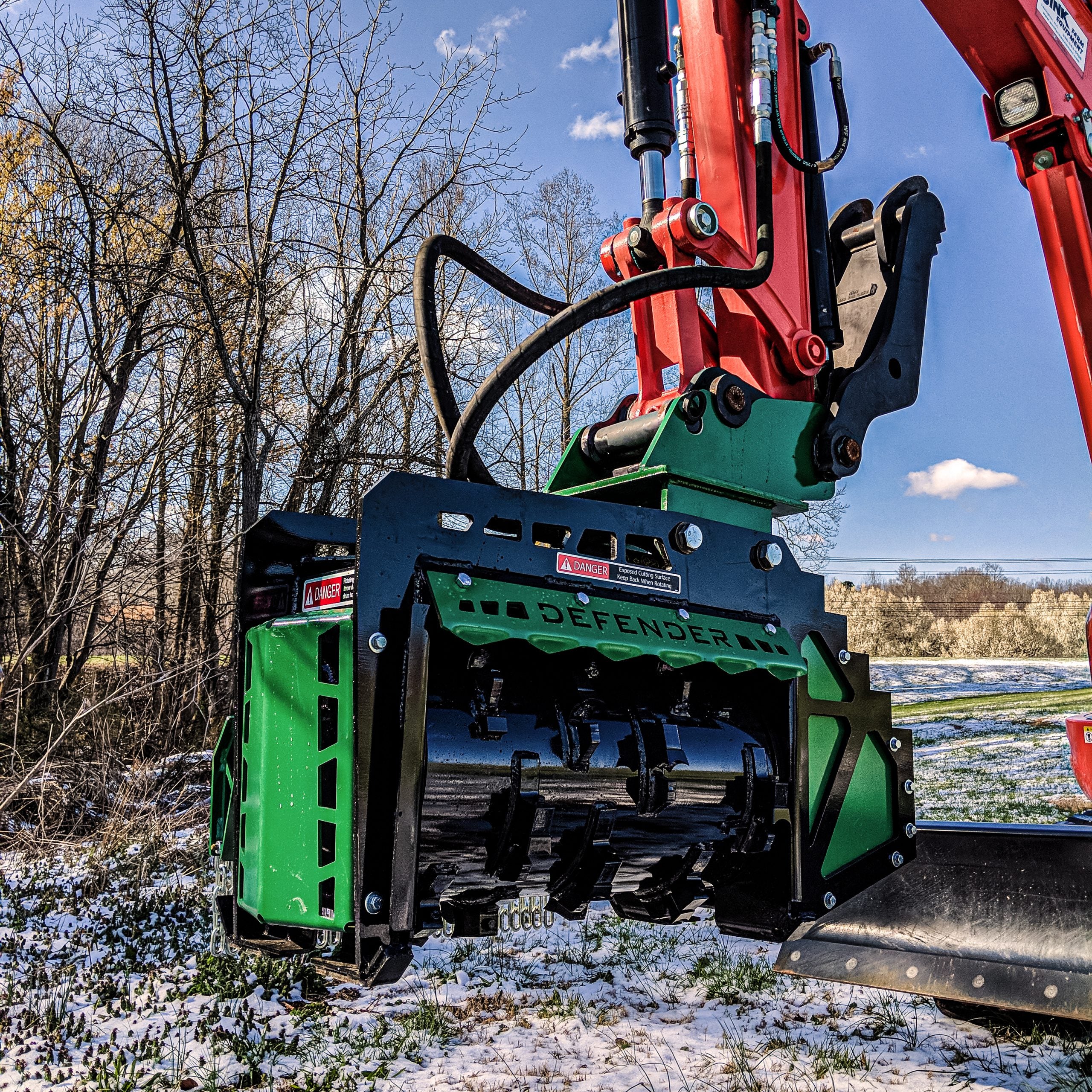 Brush Hound Forestry Mulcher FX26 Defender For Excavators