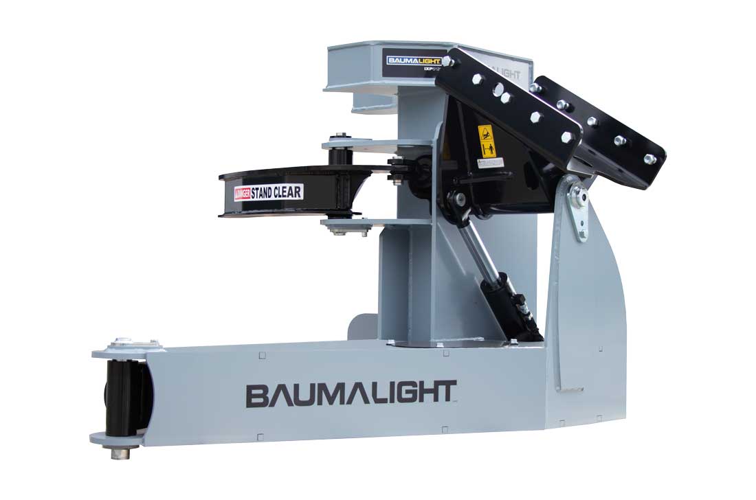 Baumalight IXP512G tree shear — IXP512G with individually moving grabber arm