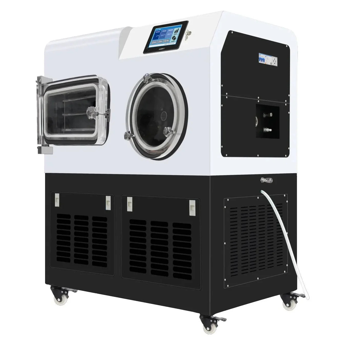 In-Situ Square Freeze Dryer | –80°C Cold Trap | 4–30kg/Batch | 0.2–2㎡ Drying Area | Silicone Oil Heating