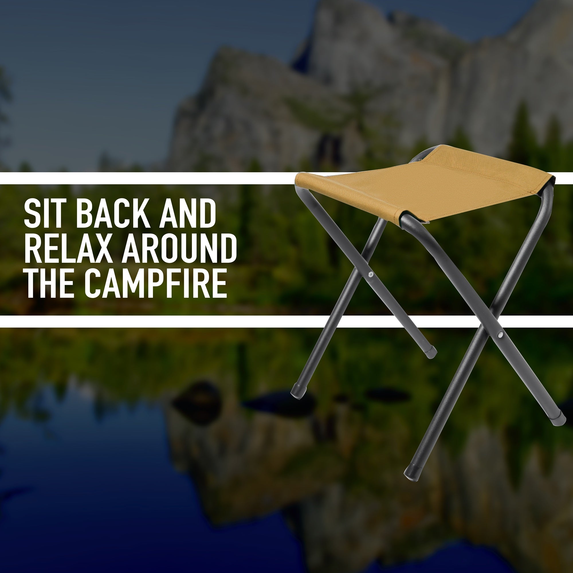 Lightweight Folding Camp Stool