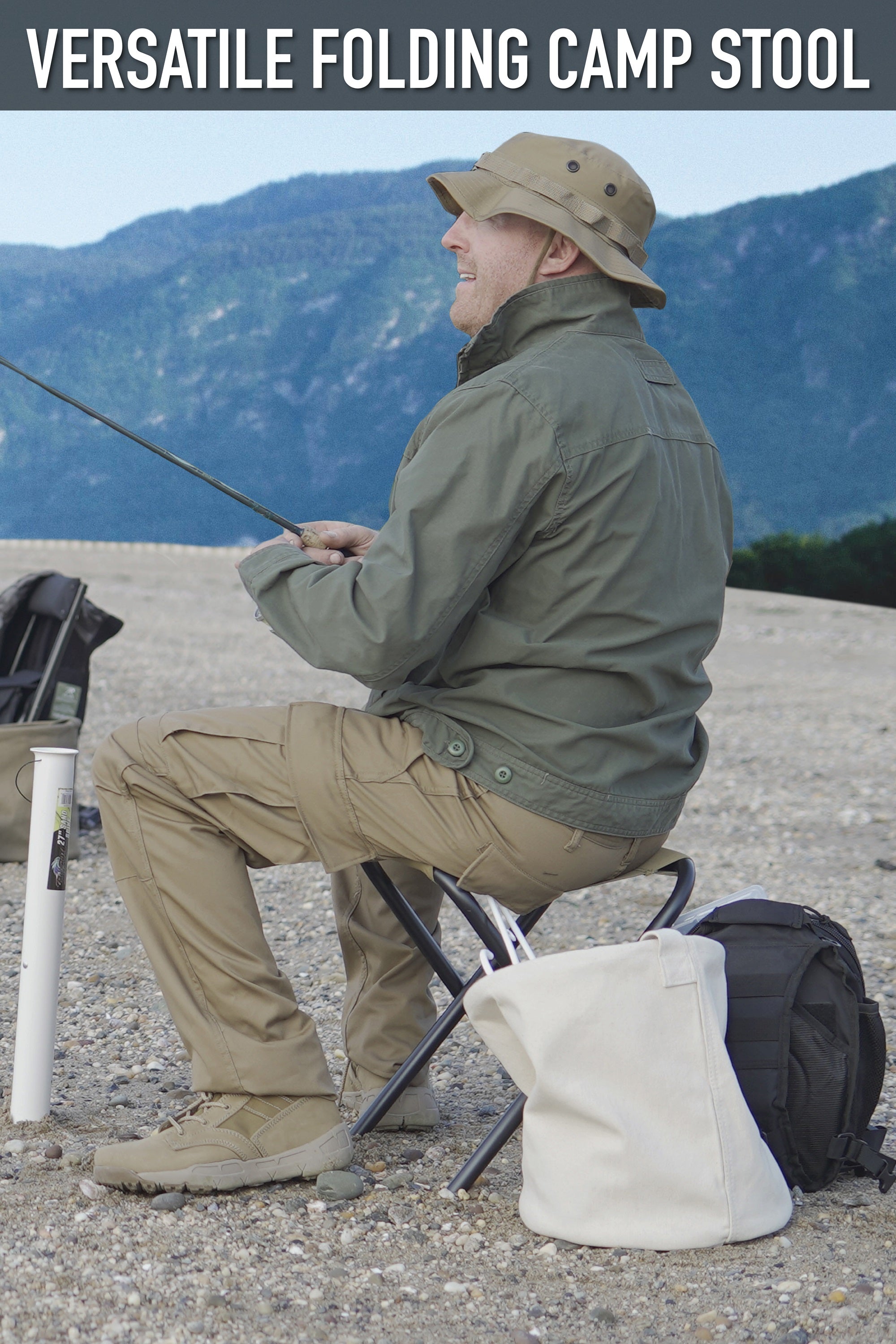 Lightweight Folding Camp Stool