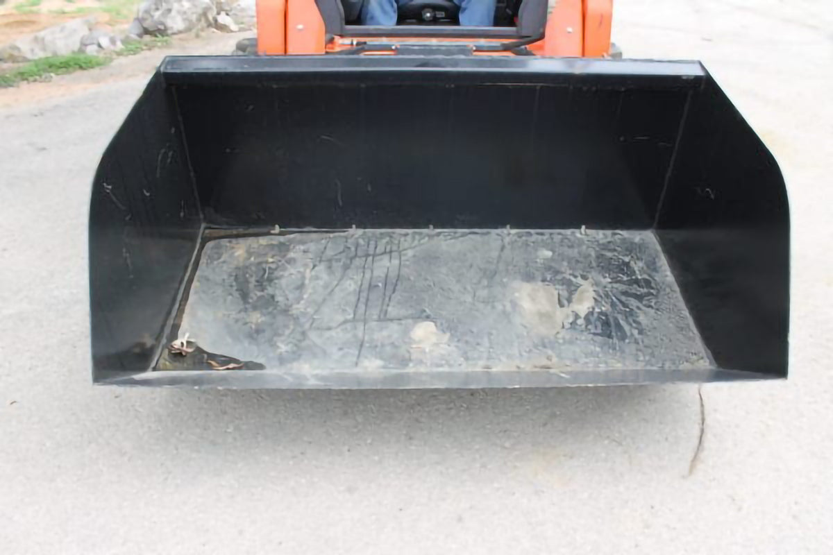 Loflin Fabrication Trash Bucket For Skid Steers manufacturer family image 3; illustrated configuration may differ from selected option