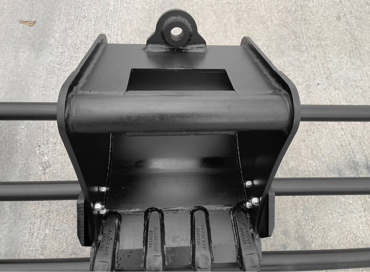 Loflin Fabrication Mini Excavator Bucket For Mini Excavators manufacturer family image 5; illustrated configuration may differ from selected option