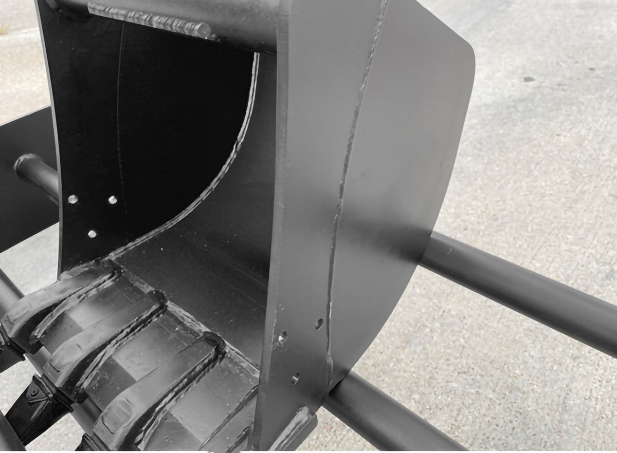 Loflin Fabrication Mini Excavator Bucket For Mini Excavators manufacturer family image 3; illustrated configuration may differ from selected option