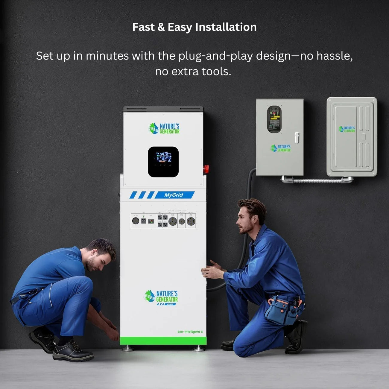 Natures Generator MyGrid 10K Whole Home Generator