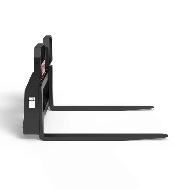 Virnig Rail Pallet Fork: Walk-Through Class 3; manufacturer family image, configuration may differ