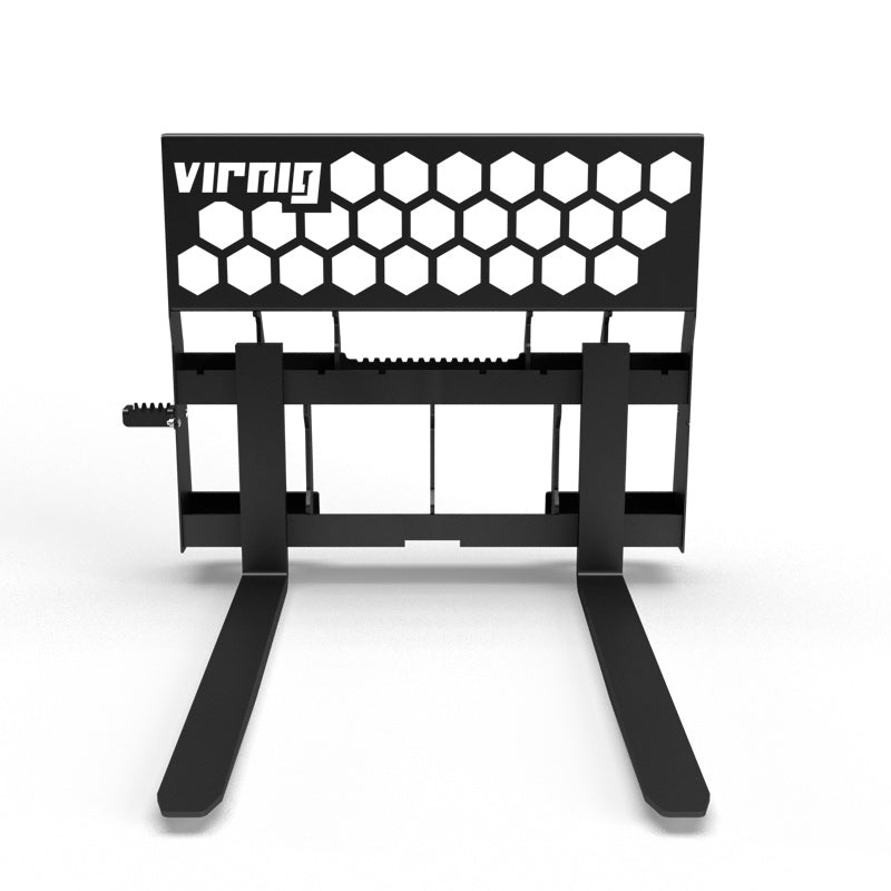 Virnig Rail Pallet Fork: Hex-Guard; manufacturer family image, configuration may differ