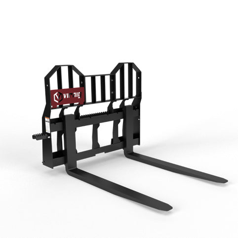 Virnig Rail Pallet Fork: Hi-Vis; manufacturer family image, configuration may differ