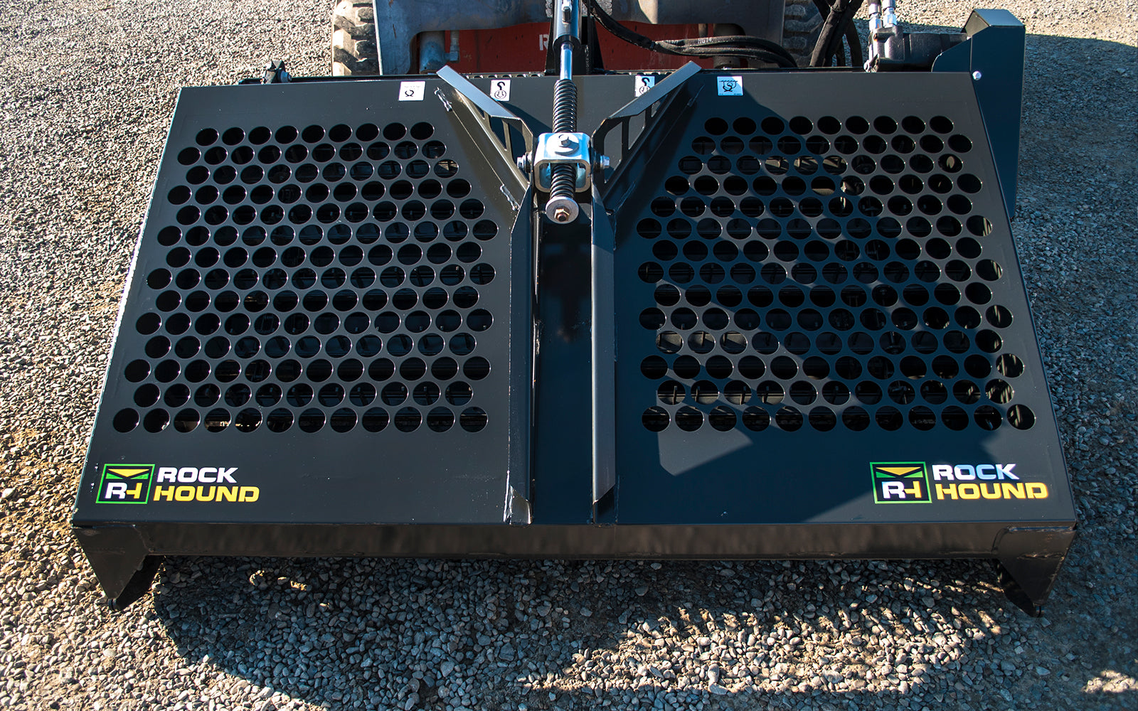 RockHound Landscape Rake for Skid Steer 72B (72" Hydraulic Rock Rake)