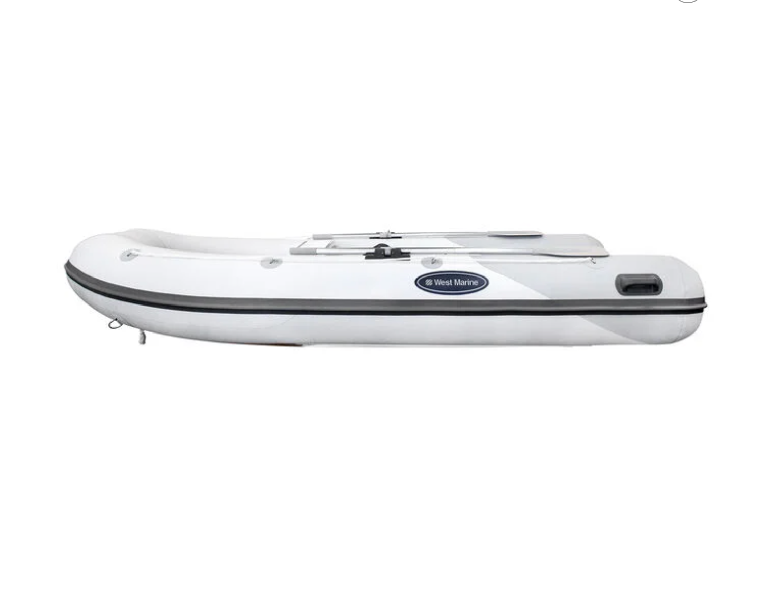 West Marine RIB-310 Fiberglass Double Floor Rigid Inflatable Boat, 10ft 2in, Hypalon UV Resistant Material, 1102lb Capacity