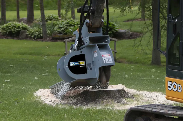Baumalight Stump Grinder S14 For Mini Skid Steers