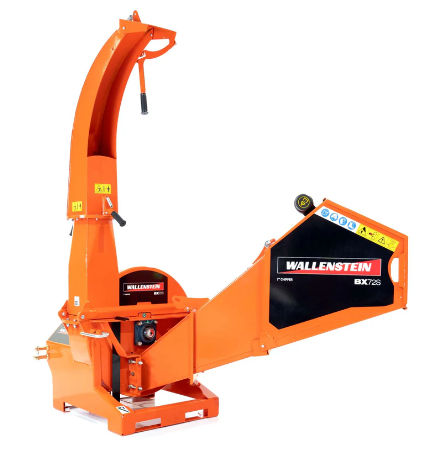 Wallenstein Wood Chipper | BX-S Series PTO (Gravity Feed) | BX36S–BX102S