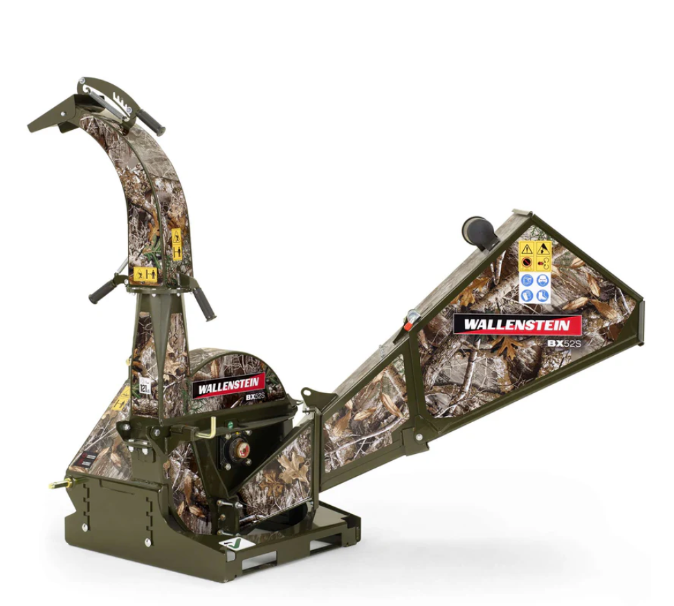 Wallenstein Wood Chipper | BX-S Series PTO (Gravity Feed) | BX36S–BX102S