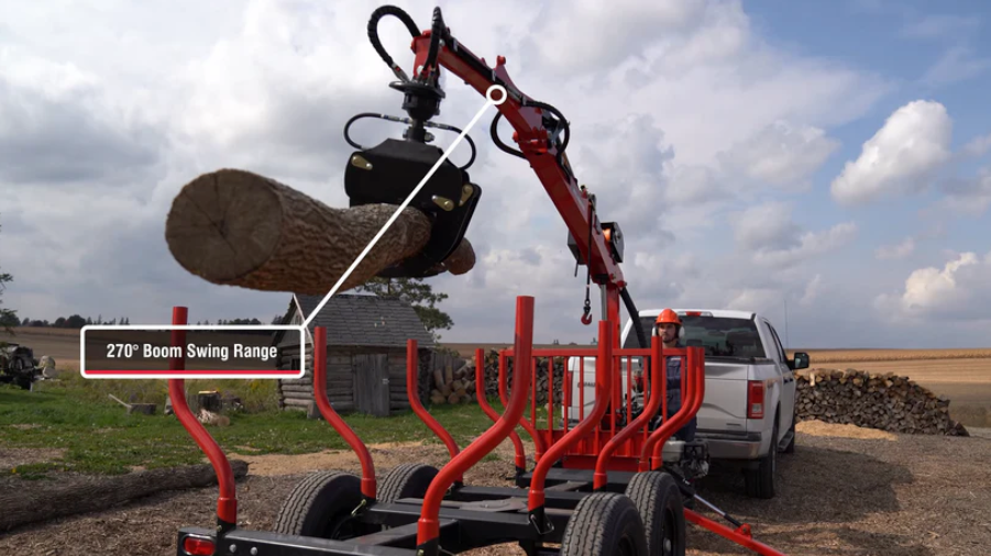 Wallenstein Log Loader Trailer | LXT95–LXT115 Series