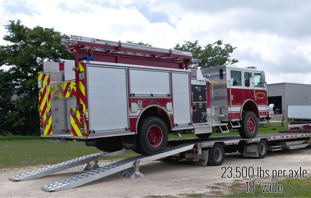 Trailer Loading Ramps – Aluminum Trailer Ramps - Heavy Duty Modular Ramp System for Equipment & Step Deck Trailers