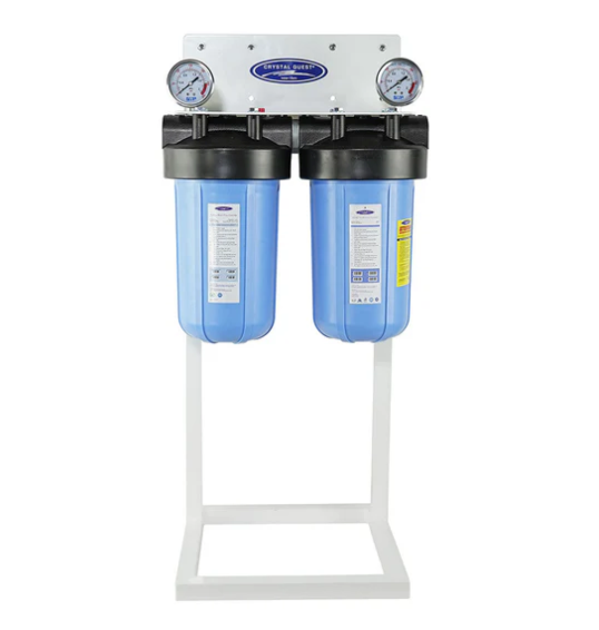 Compact Whole House Water Filter, Fluoride Removal (2-4 GPM | 1-2 people)
